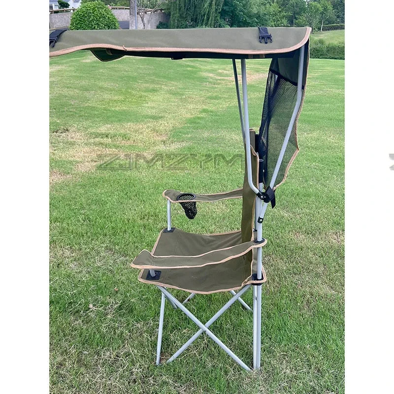Folding Sunshade Camping Chair