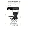 Folding Sunshade Camping Chair