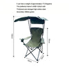 Folding Sunshade Camping Chair