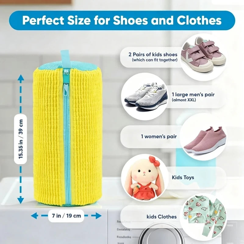 Shoe Washing Bag and Brush Set