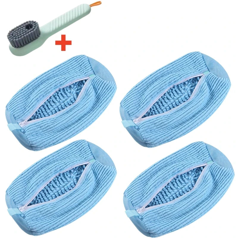 Shoe Washing Bag and Brush Set