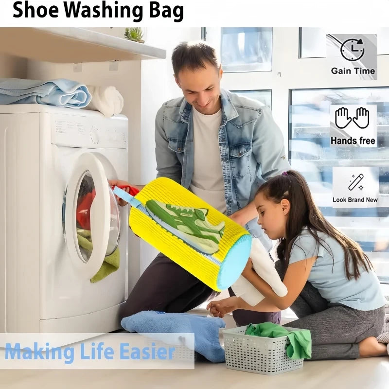 Shoe Washing Bag and Brush Set