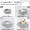 Plush Faux Fur Round Pet Bed