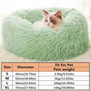 Plush Faux Fur Round Pet Bed