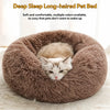 Plush Faux Fur Round Pet Bed