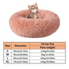 Plush Faux Fur Round Pet Bed