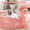 Plush Faux Fur Round Pet Bed