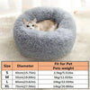 Plush Faux Fur Round Pet Bed