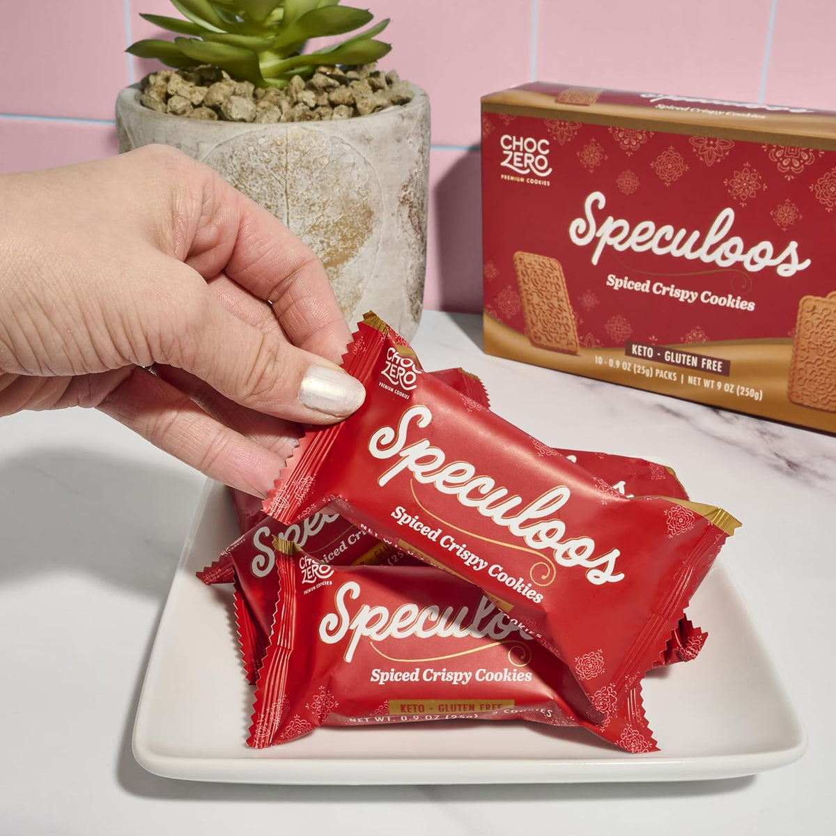 Speculoos Keto Fiber Windmill Cookies