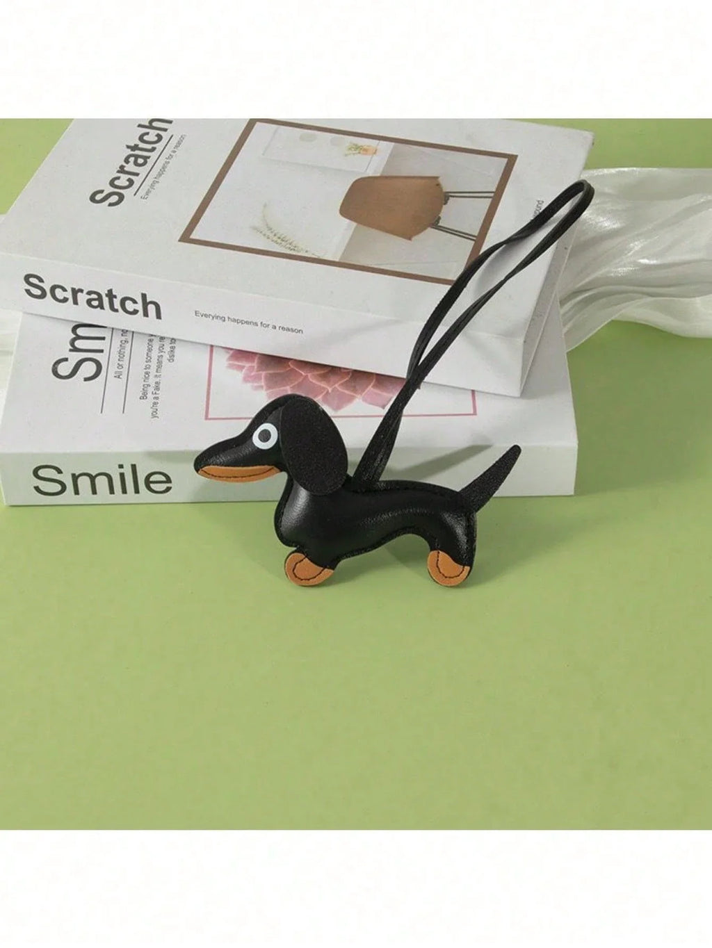Dachshund Leather Key Hanger