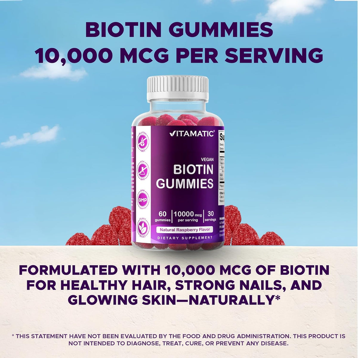 Vitamatic Biotin Boost Gummies