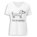 Dachshund - Women's Relaxed Fit V-Neck Tee